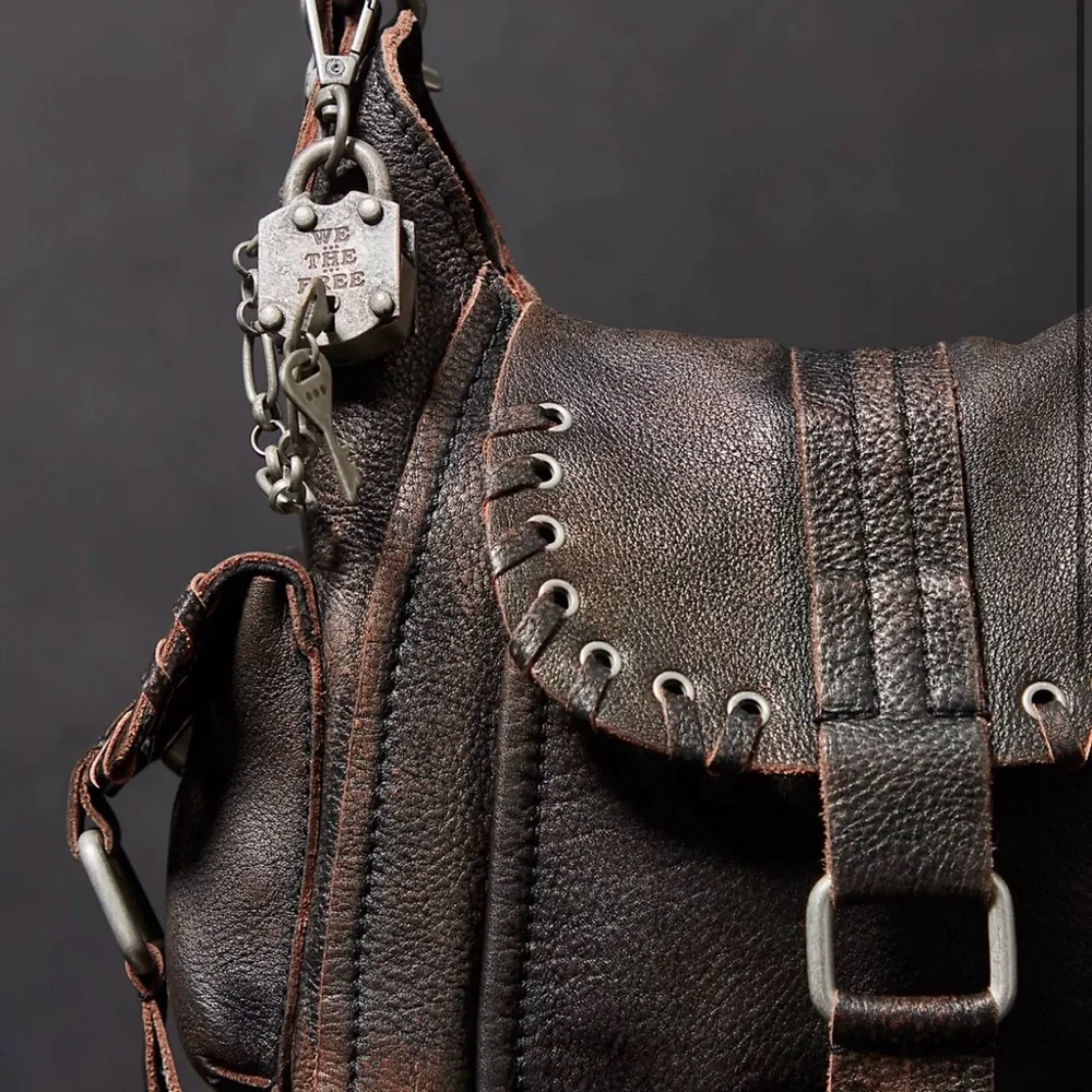 We The Free Baby Leigh Distressed Tote Bag - Picture 2 of 9